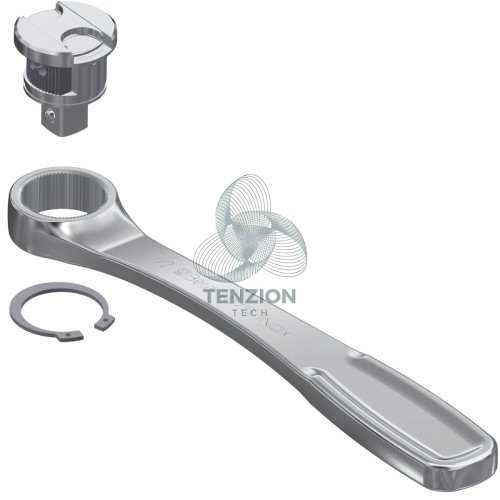 Cricchetto Reversibile Attacco Quadro Maschio 1/2" Acciaio Inox