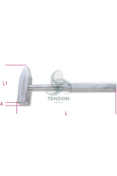 Martello Tipo Tedesco Per Meccanici 500g Acciaio Inox