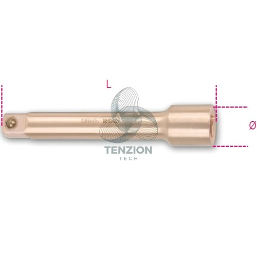 Prolunga Attacco Quadro Maschio Femmina 1/2" Antiscintilla