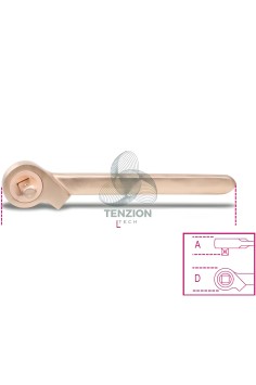 Cricchetto Semplice Quadro Scorrevole 3/4" Antiscintilla 2