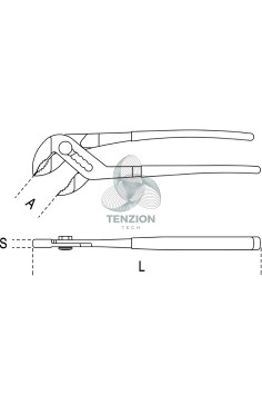 Pinza Regolabile Cerniera A Cremagliera Antiscintilla 2