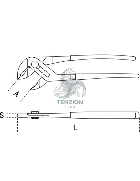 Pinza Regolabile Cerniera A Cremagliera Antiscintilla