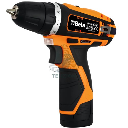 Kit Trapano Avvitatore 12V 30Nm E Avvitatore A Impulsi 1/4" 12V 80Nm Batterie 2x2Ah E Caricabatterie