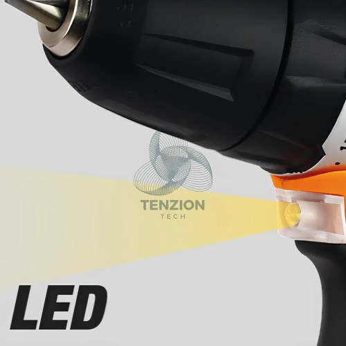 Kit Trapano Avvitatore 12V 30Nm E Avvitatore A Impulsi 1/4" 12V 80Nm Batterie 2x2Ah E Caricabatterie