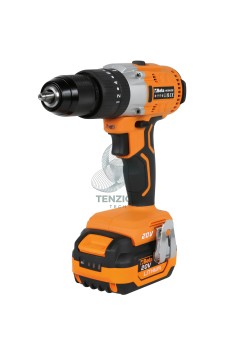 Kit Trapano Avvitatore A Percussione Brushless 20V 80Nm Batterie 2x4Ah E Caricabatterie