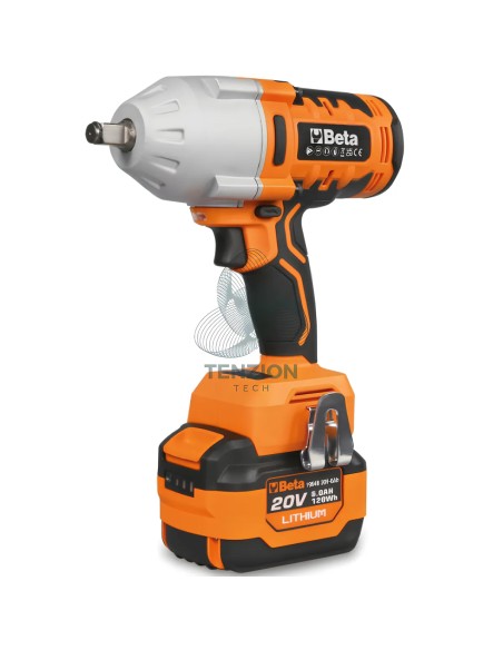 Kit Avvitatore A Impulsi Reversibile Brushless 1/2" 20V 1200Nm Batterie 2x6Ah E Caricabatterie