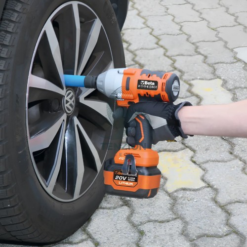 Kit Avvitatore A Impulsi Reversibile Brushless 1/2" 20V 1200Nm Batterie 2x6Ah E Caricabatterie