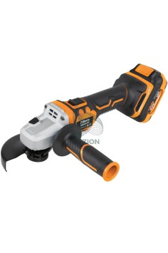 Kit Smerigliatrice Angolare Brushless Ø125/115mm 20V Batterie 2x4Ah E Caricabatterie
