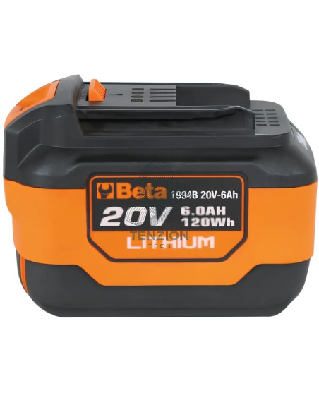 Batteria Ioni Litio 20V 6Ah Per Utensili Beta