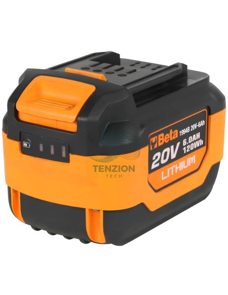Batteria Ioni Litio 20V 6Ah Per Utensili Beta