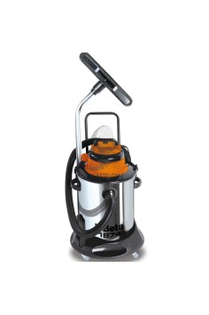 Bidone Aspiratutto Aspiratore Solidi Liquidi Acciaio Inox 1350W 50LT
