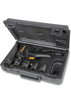 Kit Avvitatore Pneumatico Compatto Reversibile Con 5 Bussole 1/2" 770Nm