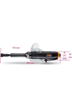 Smerigliatrice Assiale Dritta Lunga Pneumatica 3-6mm 2