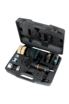 Kit Levigatrice Pneumatica 1/4" Con 16 Accessori