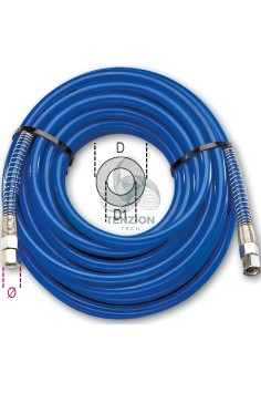 Tubo Poliuretano Retinato 95 Shore 9m 1/4" 8x12mm 2