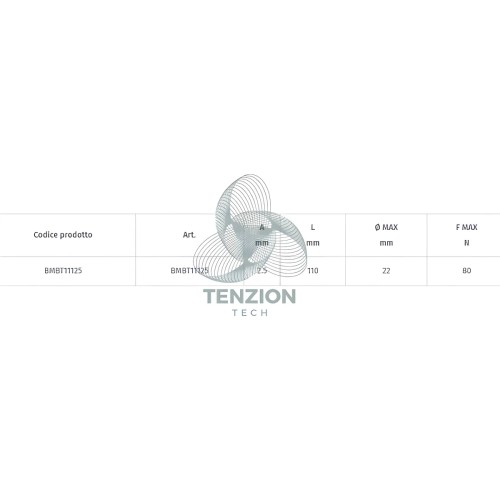 Fascette Nylon Con Targhetta Esterna 20x9mm 2,5x110mm Colore Naturale 100Pz