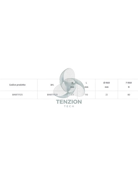 Fascette Nylon Con Targhetta Esterna 20x9mm 2,5x110mm Colore Naturale 100Pz
