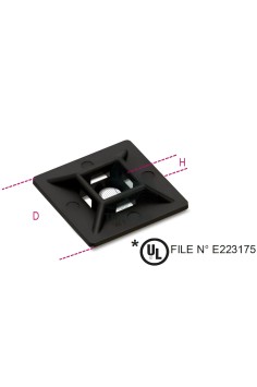 Basette Di Fissaggio Bidirezionali UV Resistant 100Pz