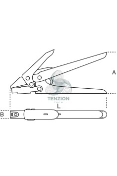 Pinza Per Fascette Nylon Fino A 12,4mm 2