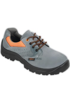 Scarpe Antinfortunistiche Basse Pelle Scamosciata Traforata Easy S1P FO SR
