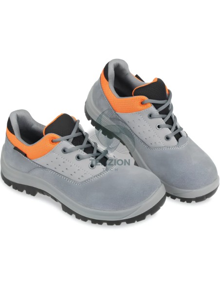 Scarpe Antinfortunistiche Basse Pelle Scamosciata Traforata Basic S1P FO SR