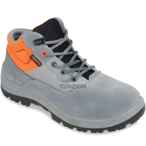 Scarpe Antinfortunistiche Alte Pelle Scamosciata Basic S1P FO SR RS