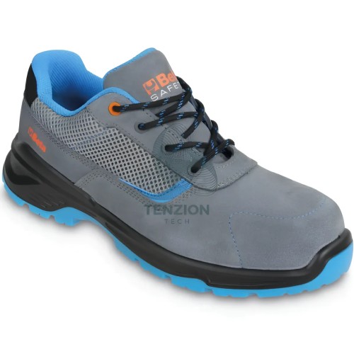 Scarpe Antinfortunistiche Basse Pelle Scamosciata Inserti Mesh Basic Plus S1PS FO SR