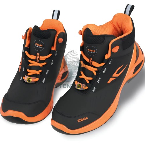 Scarpe Antinfortunistiche Alte Microfibra Idrorepellente FitEvolution S3S FO SR ESD