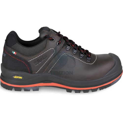 Scarpe Antinfortunistiche Basse Pelle Pieno Fiore Ingrassata Idrorepellente Heavy Duty S3 HRO HI SRC