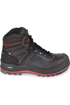 Scarpe Antinfortunistiche Alte Pelle Pieno Fiore Ingrassata Idrorepellente Heavy Duty S3 HRO HI SRC