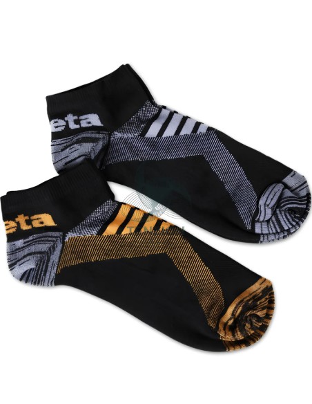 Calze Sneaker Inserti Texture Traspirante 2 Paia