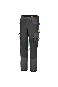 Pantalone Da Lavoro Multitasche Elasticizzato 4-Way Stretch Slim Fit