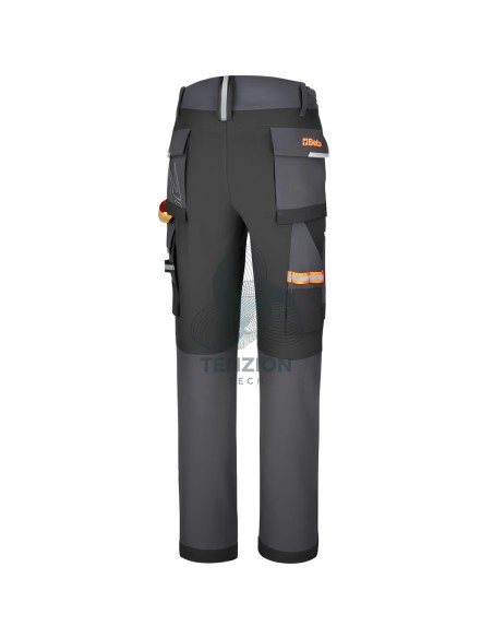 Pantalone Da Lavoro Multitasche Elasticizzato 4-Way Stretch Slim Fit