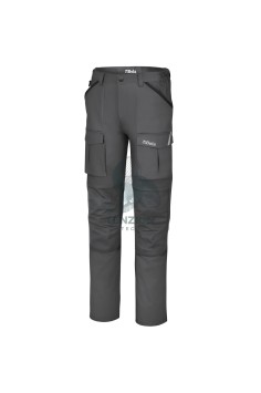 Pantalone Da Lavoro Multitasche Elasticizzato Grigio
