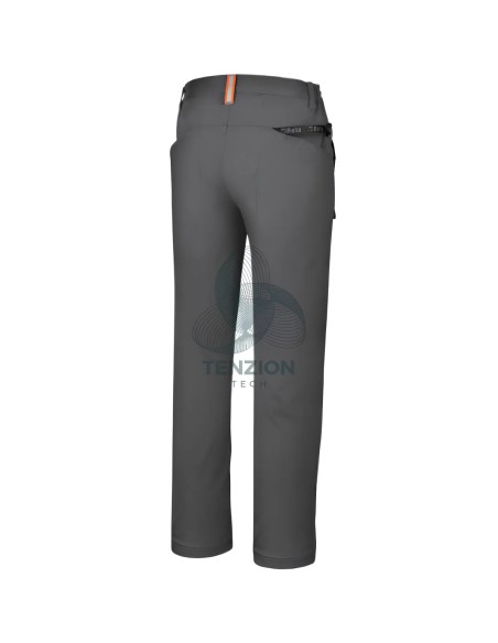Pantalone Da Lavoro Multitasche Elasticizzato Grigio