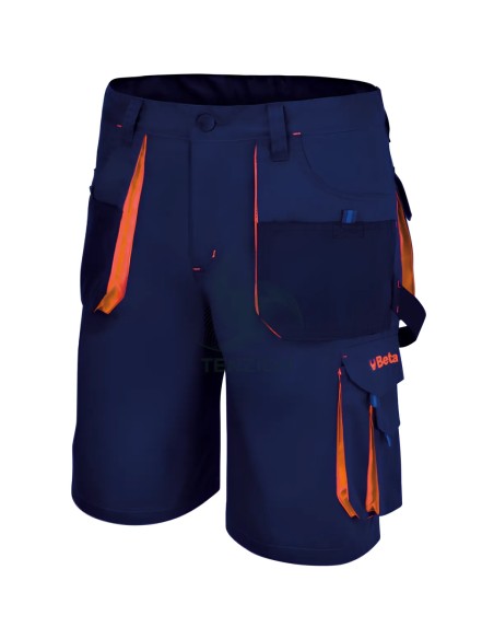 Bermuda Da Lavoro Leggeri T/C Twill Blu