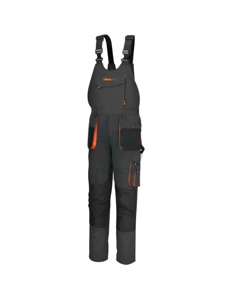 Salopette Da Lavoro Leggera T/C Twill Grigio