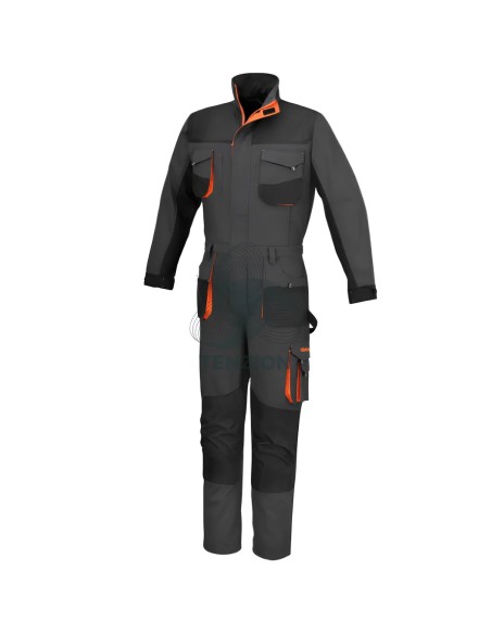 Tuta Da Lavoro Leggera T/C Twill Grigio
