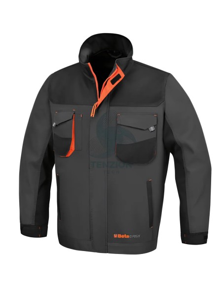 Giacca Da Lavoro T/C Canvas Grigio