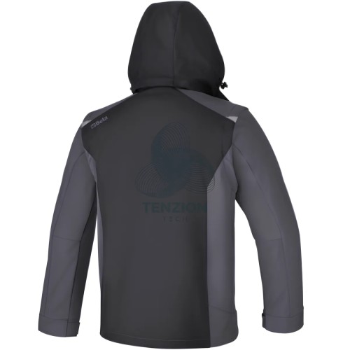 Giacca Da Lavoro Softshell Con Graphene Grigio Nero