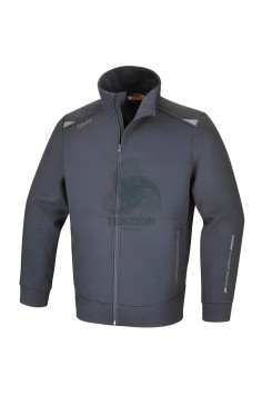 Felpa Da Lavoro Con Zip Lunga Graphene Grigia