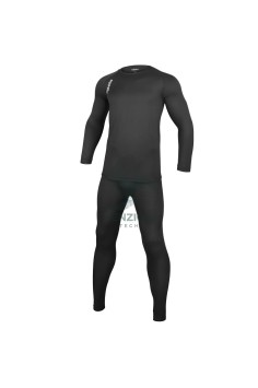 Set Intimo Tecnico Da Lavoro Maglia Calzamaglia Nero