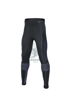 Calzamaglia Intima Tecnica Da Lavoro Elasticizzata Con Graphene Nera Dettagli Grigi