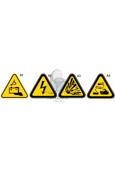 Cartello Di Avvertimento Alluminio