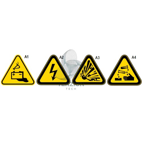 Cartello Di Avvertimento Alluminio