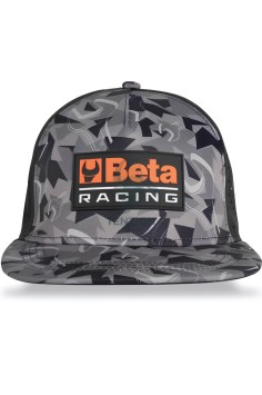Cappellino Da Lavoro Racing Camouflage Visiera Piatta 2