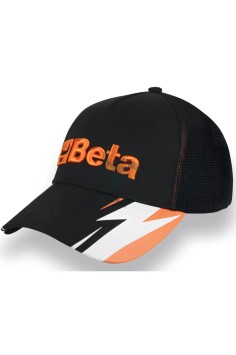Cappellino Da Lavoro Trucker Nero Visiera Curva