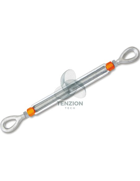 Tenditore Due Occhi Alta Resistenza Zincato A Caldo