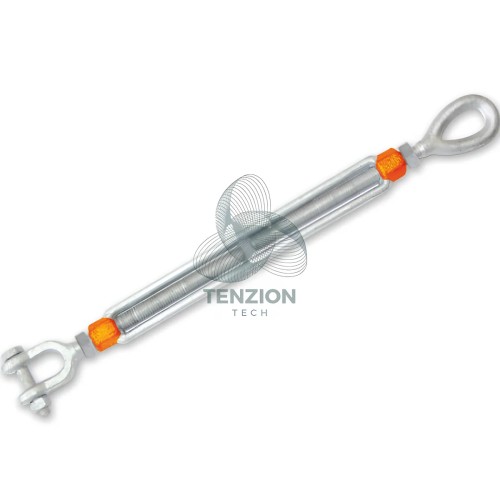 Tenditore Ad Occhio E Forcella Alta Resistenza Zincato A Caldo