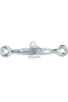 Tenditore Due Occhi Forgiato A Caldo Canaula A Tubo DIN 1478 Zincato